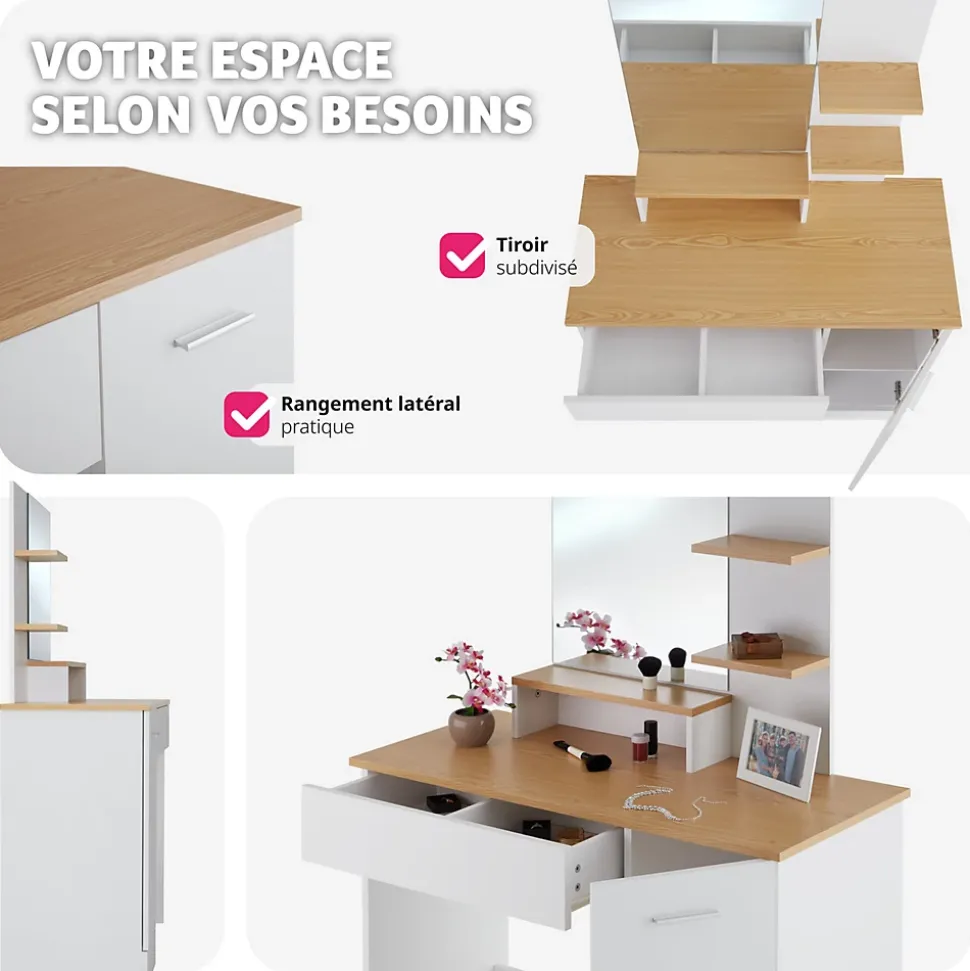 Coiffeuse ZOE moderne au look moderne