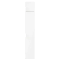 Colonne de rangement blanche GoodHome Atomia avec portes battantes H. 187,5 x L. 37,5 x P. 47 cm