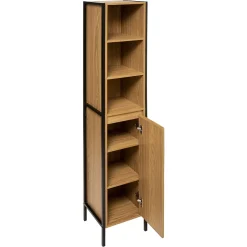 Colonne de rangement Tribecart en MDF - Hauteur 168,50 cm