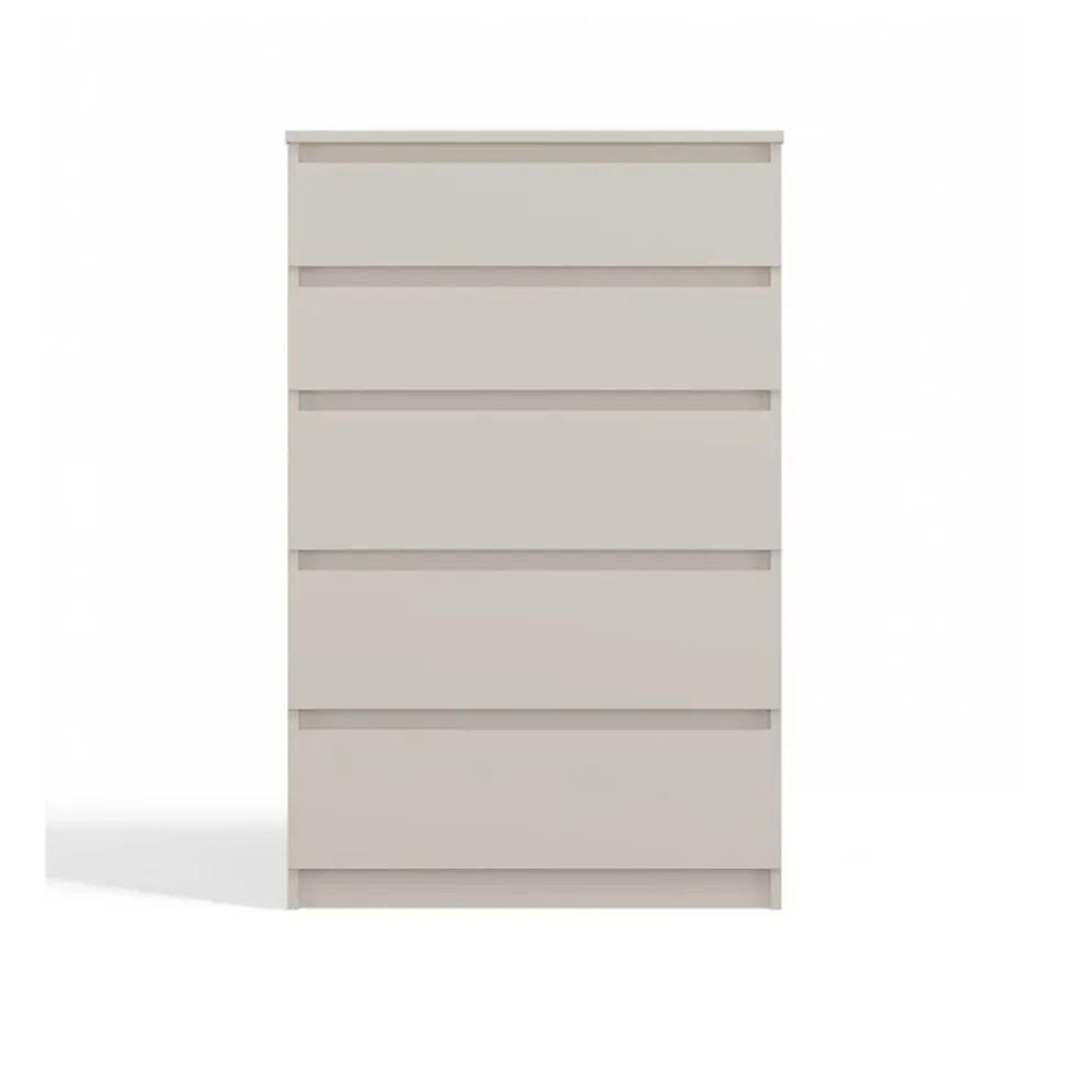 Commode : 5 tiroirs, cachemire, 40 x 109,5 x 70 cm