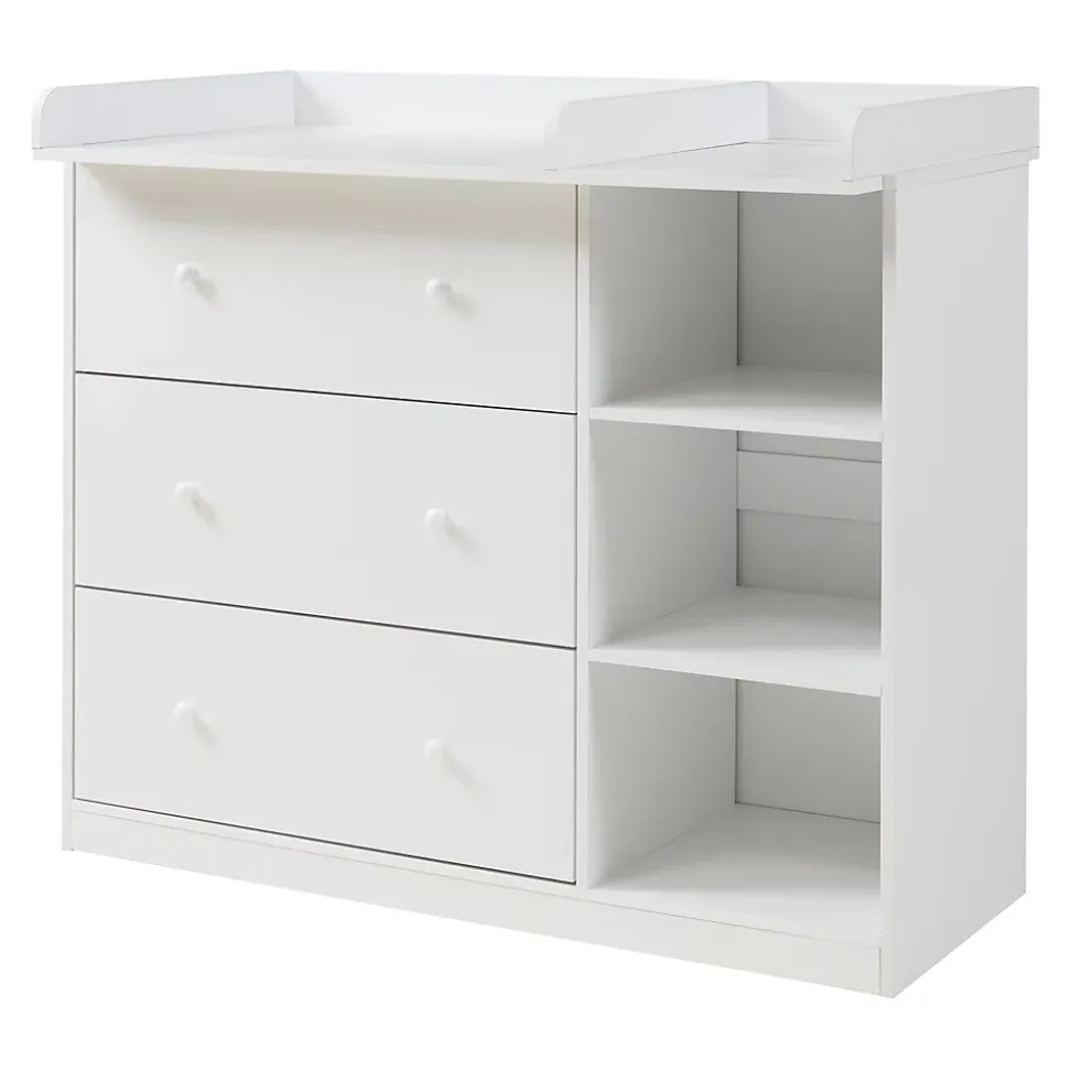 Commode à langer Beldinupp avec plan à langer blanc en.casa