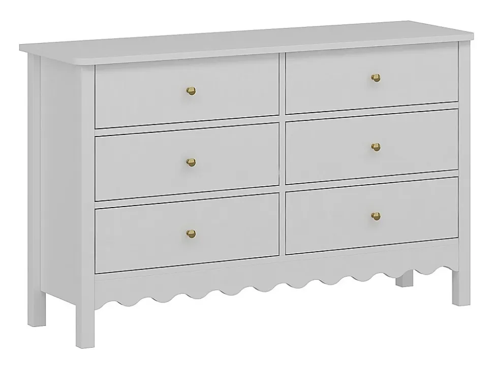 Commode 6 tiroirs - Blanc - ILIZANA