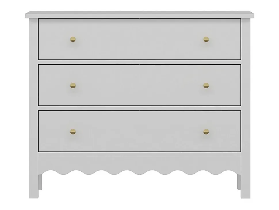 Commode 3 tiroirs - Blanc - ILIZANA