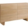Commode 6 tiroirs - MDF - Coloris : Naturel - LUDIMA