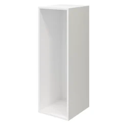 Commode 6 tiroirs anthracite et blanc GoodHome Atomia H. 112,5 x L. 37,5 x P. 47 cm