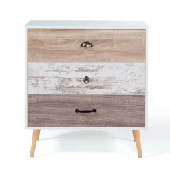 Commode 3 tiroirs BAHIA 75 cm scandinave