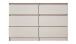 Commode 6 tiroirs, cachemire, 120 x 39 x 79 cm