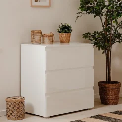 Commode 3 Tiroirs L80 cm - PRETORIA