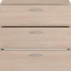 Commode 3 tiroirs PARISOT EASY LIFE chene effet bois 78 x 69 x 40 cm