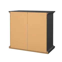 Commode Arika, Commode polyvalente, Commode de chambre, Meuble avec tiroirs, 96x49 h87 cm, Gris