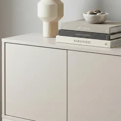Commode Boxholm 160 x 30 x 57 cm sable en.casa