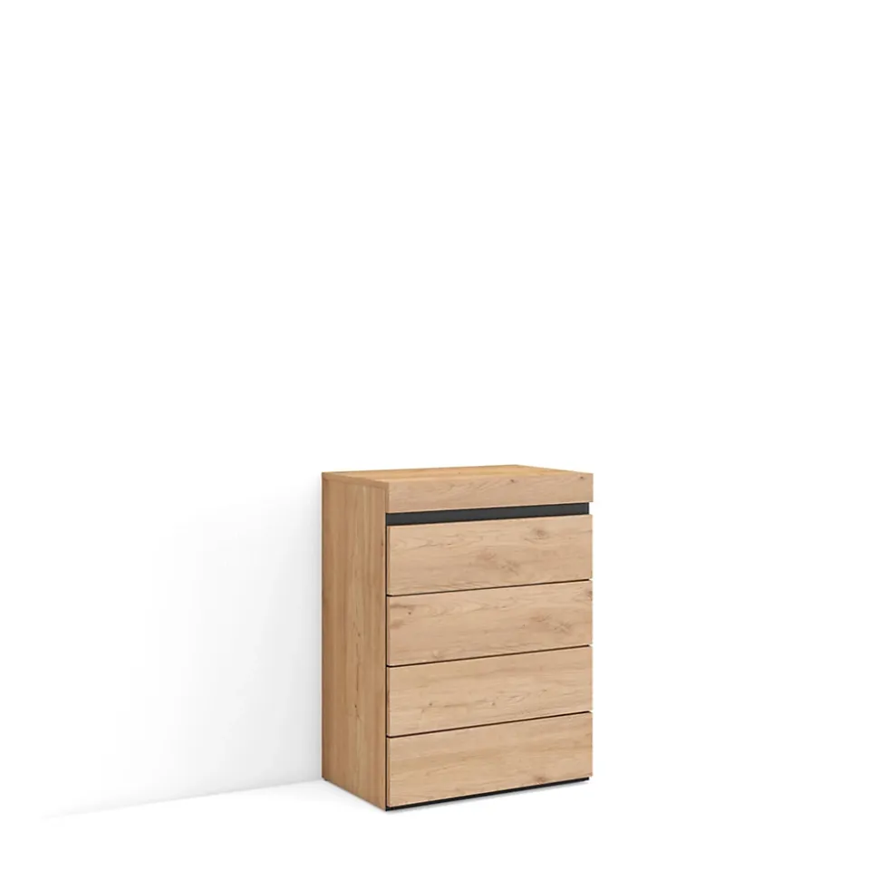 Commode buffet armoire 57x35x75cm couleur chêne