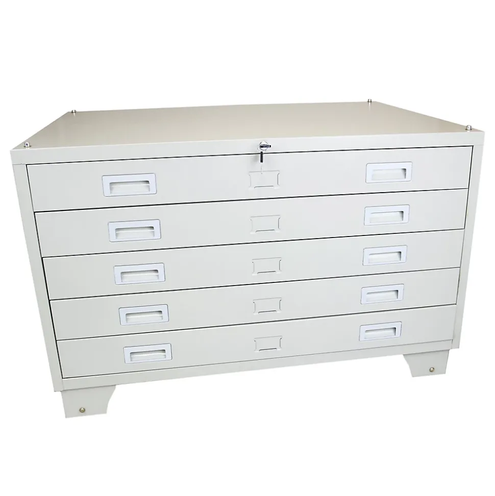 Commode D architectes Métallique, Verrouillable, à 5 Tiroirs A1