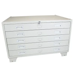 Commode D architectes Métallique, Verrouillable, à 5 Tiroirs A1