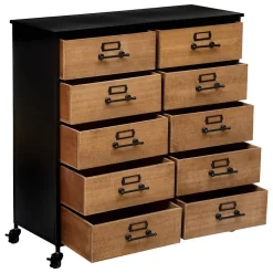 Commode double Baris - métal & bois - Atmosphera