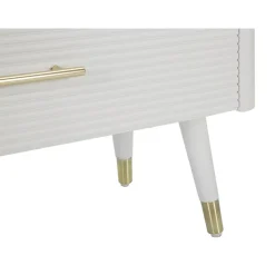 Commode en bois 3 tiroirs Matera 78x37x80 cm