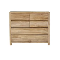 Commode en bois teck massif 120 cm