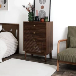 Commode en bois Tiffany - Marron