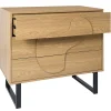 Commode en mdf et métal Calypso
