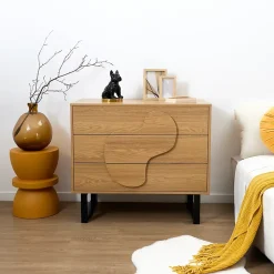 Commode en mdf et métal Calypso