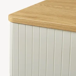 Commode Ferrersp 70 x 60 x 40 cm effet chêne / couleur sable en.casa