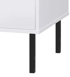 Commode haute à quatre portes Venus white loft