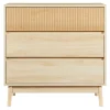 Commode Landskrona 80 x 80 x 40 cm effet chêne en.casa