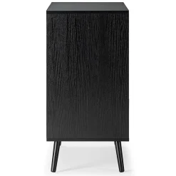 Commode Lluvia 3 tiroirs couleur noir