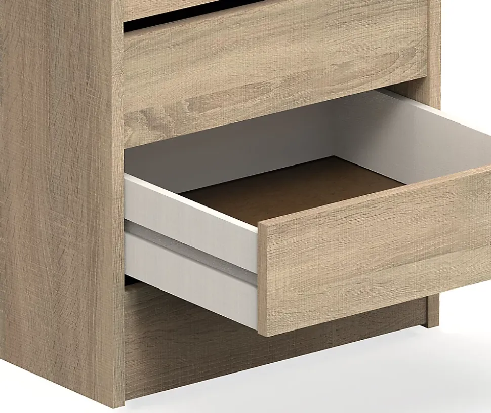 Commode Meuble de rangement coloris Cambrian - Hauteur 61 x Longueur 46 x Profondeur 45 cm