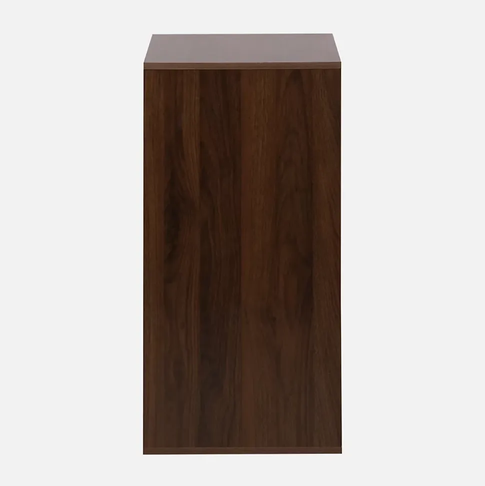 Commode. module de rangement décor bois noyer 3 tiroirs - Kompo