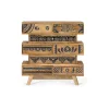 Commode réalisée à la main en bois de manguier