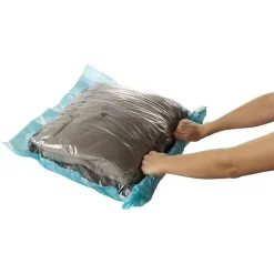 COMPACTOR Lot de 2 housse de rangement vide d'air manuel Roll-up 55x70 cm