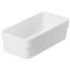 Compartiments blancs modulables pour tiroir - 20 x 10 x 6 cm