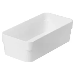 Compartiments blancs modulables pour tiroir - 20 x 10 x 6 cm