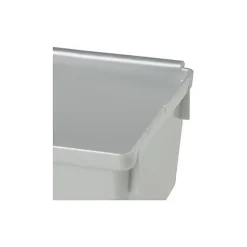 Compartiments modulables gris pour tiroir - 8 x 38 x 5 cm