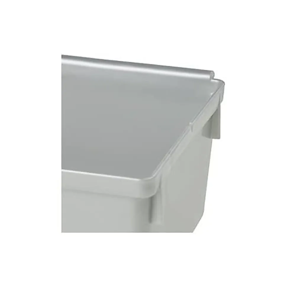 Compartiments modulables gris pour tiroir - 8 x 38 x 5 cm