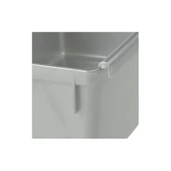Compartiments modulables gris pour tiroir - 8 x 15 x 5 cm