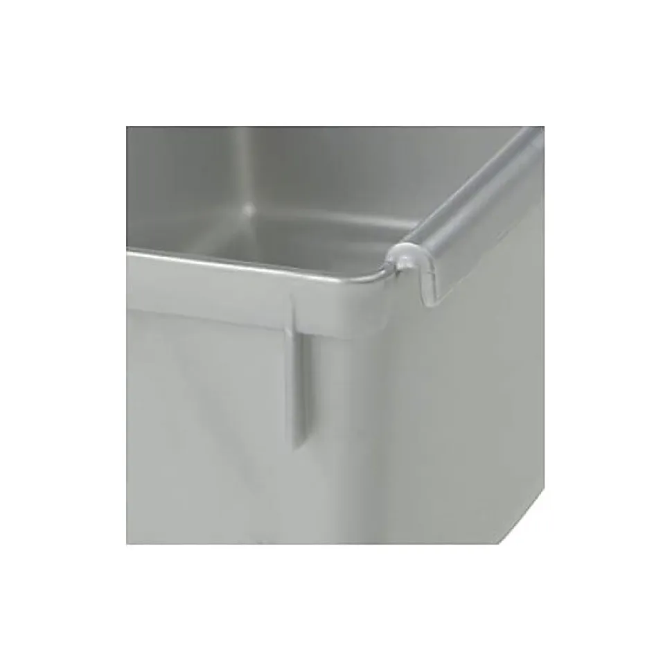 Compartiments modulables gris pour tiroir - 8 x 15 x 5 cm