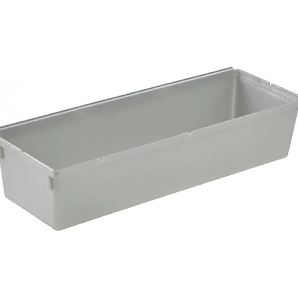 Compartiments modulables gris pour tiroir - 8 x 8 x 5 cm