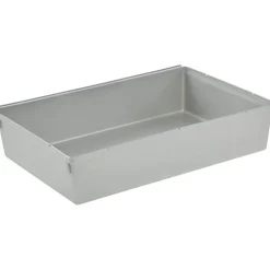 Compartiments modulables gris pour tiroir - 15 x 23 x 5 cm