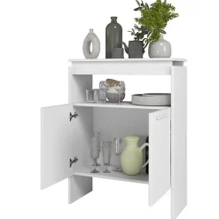 Comptoir bar Beaux Meubles Pas Chers FLOAT Blanc 67.5x29.5x90 cm