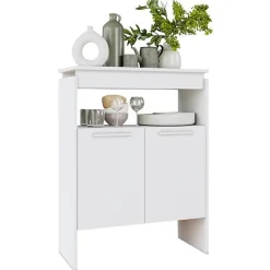 Comptoir bar Beaux Meubles Pas Chers FLOAT Blanc 67.5x29.5x90 cm