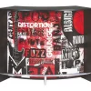 Comptoir d'accueil Beaux Meubles Pas Chers Rock 451 Noir 134x55x104