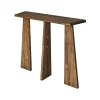 Console Arcturus, Table polyvalente, Armoire de rangement, Bureau du couloir, 100x28h83 cm, Noyer