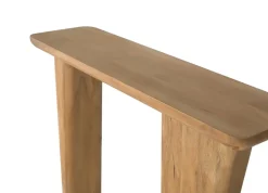 Console artisanale en bois de manguier