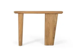 Console artisanale en bois de manguier