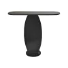 Console Assuntina, Table polyvalente, Armoire de rangement, Bureau du couloir, 100x30 h81 cm, Anthracite