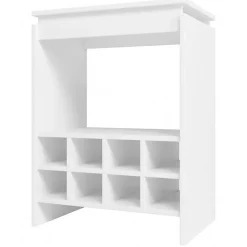 Console bar FLOAT Beaux Meubles Pas Chers Blanc 53.5x35x72 cm