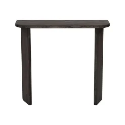 Console Benigna, Table polyvalente, Armoire de rangement, Bureau du couloir, 100x30 h90 cm, Anthracite