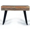 Console bois d'acacia et métal